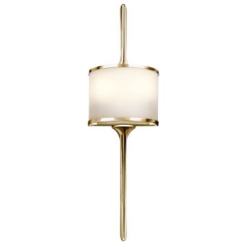 Kichler MONA KL-MONA-S-PB Aplique de perete 2x3,5W/G9 320LM IP44