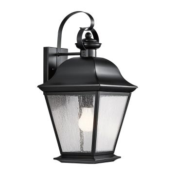 Kichler Mount Vernon KL-MOUNT-VERNON2-L-BK Aplique de perete 1x60W/E27 ip44
