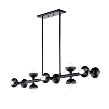 Kichler Palta KL-PALTA-LP10-BK Lampă cu pendul 10x40W/E14 IP20