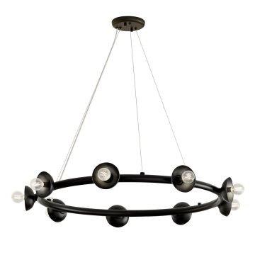 Kichler Palta KL-PALTA9-BK Candelabru 9x40W/E14 IP20
