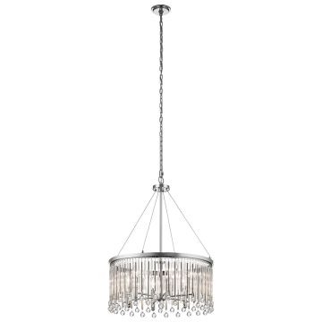 Kichler Piper KL-PIPER-6P-PC Lampă cu pendul 6x60W/E14