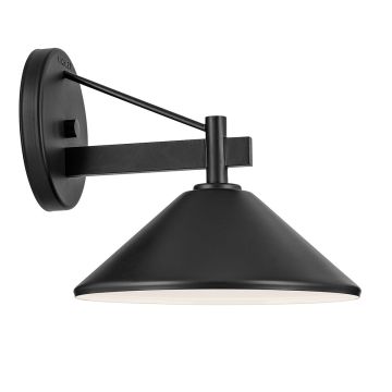 Kichler Ripley KL-RIPLEY2-M-BK Aplique de perete 8W/LED 3100K 813lm ip44