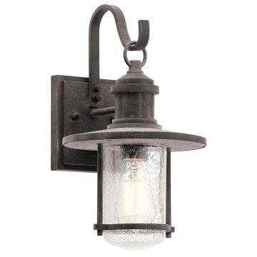 Kichler RIVERWOOD KL-RIVERWOOD2-M Aplique de perete 1x60W/E27 IP44