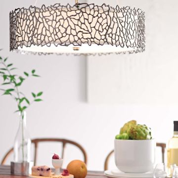 Kichler SILVER CORAL KL-SILVER-CORAL-P-A Lampă cu pendul 3x60W/E27