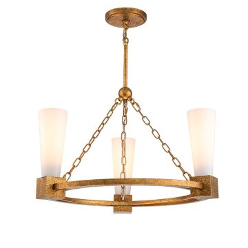 Elstead Lighting Kristy KRISTY3-DG-OPAL Candelabru 3x40W/E27 IP20