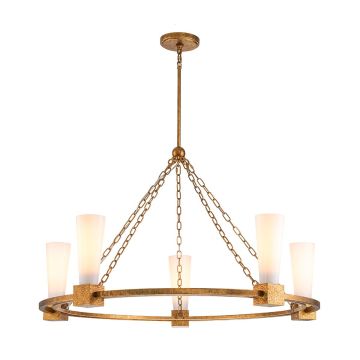 Elstead Lighting Kristy KRISTY5-DG-OPAL Candelabru 5x40W/E27 IP20