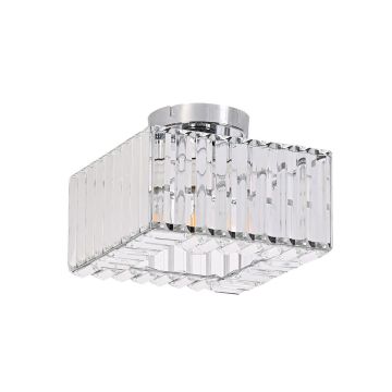 Light Prestige Vetro LP-2910/1C CH square Lustră de tavan 1x15W/E27 IP20