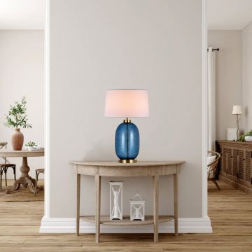 Light Prestige Amur LP-919/1T blue Lampă de masă 1x60W/E27 IP20