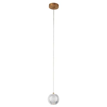 Light Prestige Brillant LP-3303/1P GD Lampă cu pendul 1x5W/LED 3000K|4000K|6000K 410lm IP20