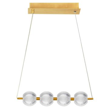 Light Prestige Brillant LP-3303/4L GD Lampă cu pendul 4x20W/LED 3000K|4000K|6000K 1530lm IP20