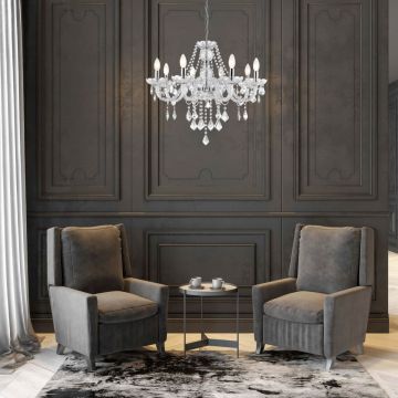 Light Prestige Cristallo LP-2940/8P Candelabru 8x40W/E14 IP20