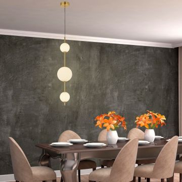 Light Prestige Dorado LP-002/3V Lampă cu pendul 3x10W/LED 3000K|4000K|6000K IP20