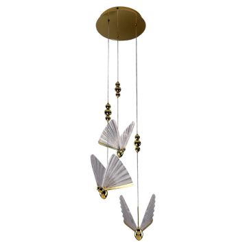 Light Prestige Mariposa LP-1715/3P Lampă cu pendul 3x24W/LED 3000K|4000K|6000K IP20
