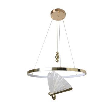Light Prestige Marissa LP-2515/1P GD Lampă cu pendul 2x33W/LED 3000K|4000K|6000K 3552lm IP20