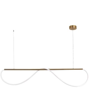 Light Prestige Meleca LP-2345/1P M GD Lampă cu pendul 1x36W/LED 3000K|4000K|6000K 4400lm IP20