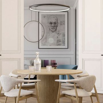 Light Prestige Midway LP-033/1P S BK Triangle Lampă cu pendul 1x35W/LED 3000K 3850 lm IP20
