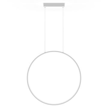 Light Prestige Mirror LP-999/1P L WH CCT Lampă cu pendul 1x47W/LED 3000K|4000K|6000K 5300lm IP44