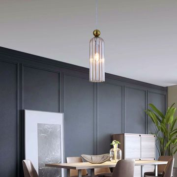 Light Prestige Piega LP-939/1P amber Lampă cu pendul 1x40W/E14 IP20