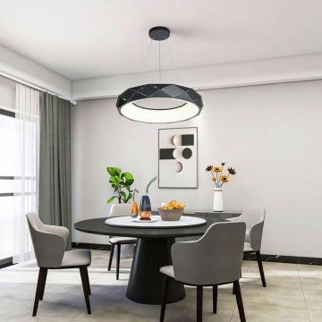 Light Prestige Reus LP-8069/1P LED BK Lampă cu pendul 1x36W/LED 4000K 3240 lm IP20