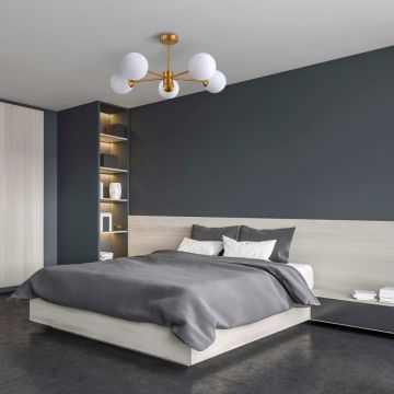 Light Prestige Roma LP-1345/5P GD Lampă cu pendul 5x40W/E14 IP20