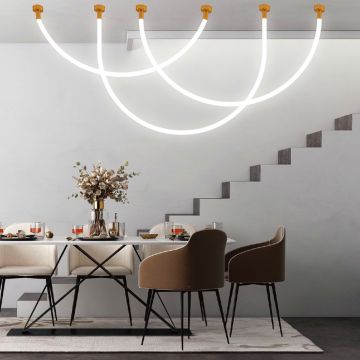Light Prestige Rope Light LP-642/3M Smart Lampă cu pendul 1x38W/LED 2700K-6500K 9800 lm IP20