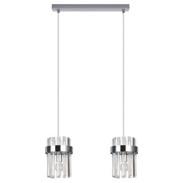Light Prestige Vetro LP-2910/2L CH Lampă cu pendul 2x10W/E14 IP20