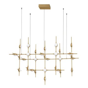 Luces Exclusivas AZUL LE41330 Lampă cu pendul 1x72W/led 3000k IP20 5040lm