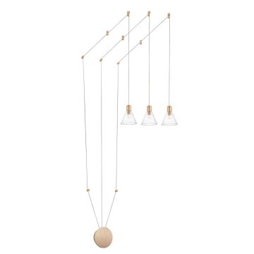Luces Exclusivas FRIAS LE41631 Lampă cu pendul 1x15W/led 3000k IP20 750lm