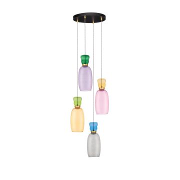 Luces Exclusivas PERENE LE44468 Lampă cu pendul 4x32W/led 3000k IP20 3660lm