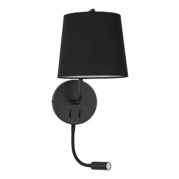 Luces Exclusivas PUENTE LE42267 Aplique de perete 1x15W/LED+1xE27 3000k IP20 190lm