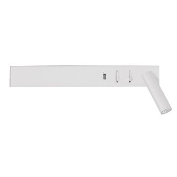 Luces Exclusivas ZARATE LE42220 Aplique de perete 1x5W+3W/led 3000k IP20 560lm