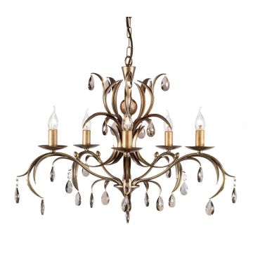 Elstead Lighting LILY LL5-ANT-BRZ Candelabru 5x60W/E14