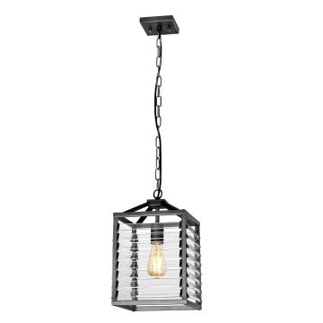 Elstead Lighting Louvre LOUVRE-1P Lampă cu pendul 1x60W/E27