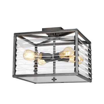 Elstead Lighting Louvre LOUVRE-4F Lustră de tavan 4x60W/E27