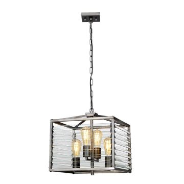 Elstead Lighting Louvre LOUVRE-4P Lampă cu pendul 4x60W/E27