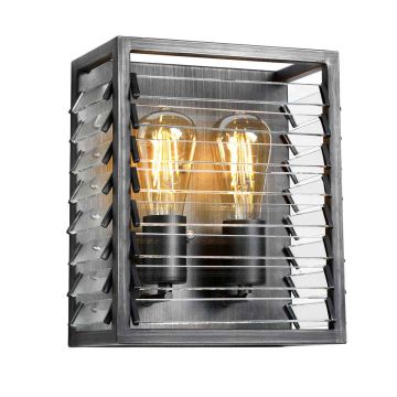 Elstead Lighting Louvre LOUVRE2 Aplique de perete 2x60W/E27