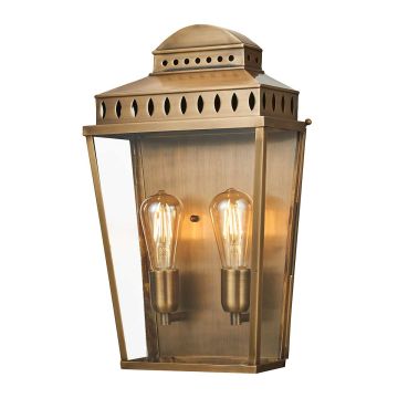 Elstead Lighting MANSION MANSION-HOUSE-L-BR Aplique de perete 2x60W/E27 IP44
