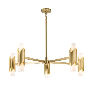 Elstead Lighting Marvele MARVELE10-AB-OPAL Candelabru 10x40W/E14 IP20