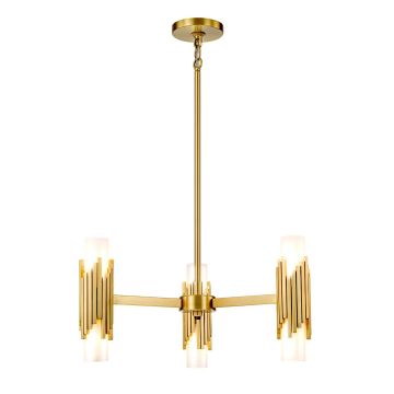Elstead Lighting Marvele MARVELE6-AB-OPAL Candelabru 6x40W/E14 IP20