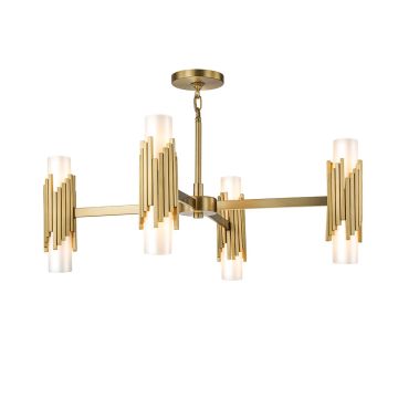 Elstead Lighting Marvele MARVELE8-AB-OPAL Candelabru 8x40W/E14 IP20