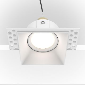 Maytoni DOT DL042-01-SQ-W Lumină îngropată deasupra plafonului 1x50W/GU10 IP20