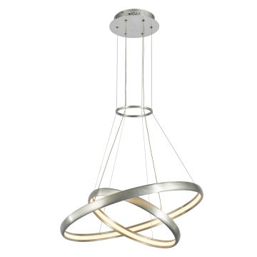 Italux AXEL MD17025-2A ALU+WH Lampă cu pendul 1x38W/LED 3000LM IP20