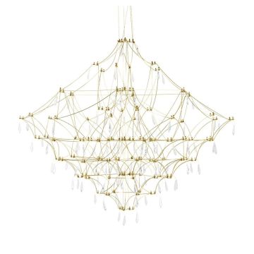 King Home CONSTELATION GOLD MSE1501100126 Lampă cu pendul 99x0,5W/LED 3000K 3960LM IP20