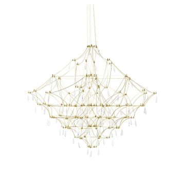 King Home CONSTELATION GOLD MSE1501100128 Lampă cu pendul 1x0,5W/LED 3000K 2640LM IP20