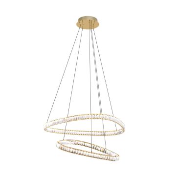 Zuma Line ATHESA MD3169-2-3GT Lampă cu pendul 1x38W/LED 2700K-6000K 4400lm IP20