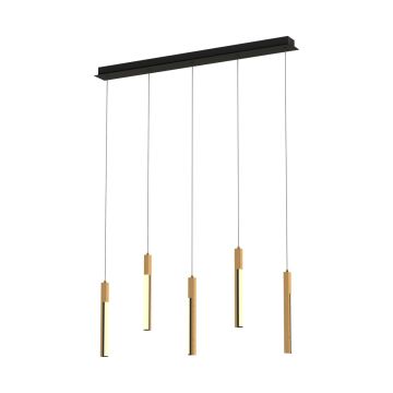 Zuma Line ELIOT MD4768-5-3BMT Lampă cu pendul 1x25W/LED 3000K 2900lm IP20