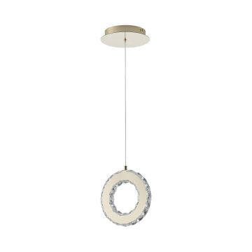 Zuma Line GIRONA MD3713-1-3GT Lampă cu pendul 1x10W/LED 3000K 1100lm IP20