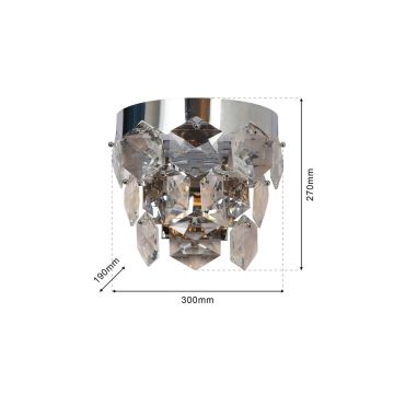 Milagro GRACE ML6934 Aplique de perete 2x40W/E14 IP20