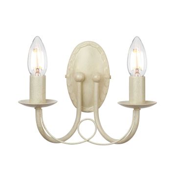 Elstead Lighting MINSTER MN2-IV-GOLD Aplique de perete 2x60W/E14