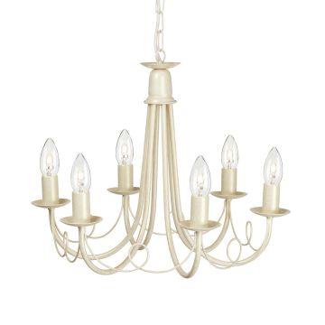 Elstead Lighting MINSTER MN6-IV-GOLD Candelabru 6x60W/E14